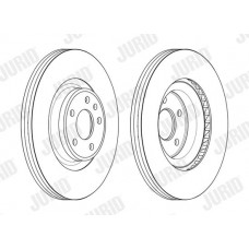 563175JC-1 JURID Гальмівний диск