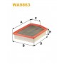 WA9863 WIX FILTERS Повітряний фільтр