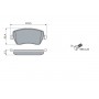 0 986 424 795 BOSCH Комплект гальмівних колодок дисковий гальм