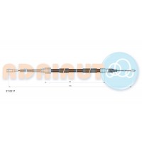 27.0217 ADRIAUTO Тросик, cтояночный тормоз