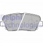 LP2202 DELPHI Комплект гальмівних колодок дисковий гальм
