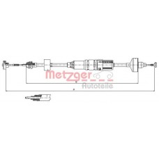 10.3443 METZGER Трос управління зчепленням