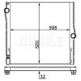 CR 1050 000S MAHLE Радіатор охолодження двигуна