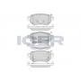 182263 ICER Комплект гальмівних колодок дисковий гальм