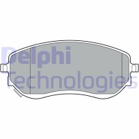 LP3401 DELPHI Комплект гальмівних колодок дисковий гальм