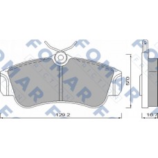 FO 461981 FOMAR Friction Комплект гальмівних колодок дисковий гальм FO 461981 FOMAR Friction Комплект гальмівних колодок дисковий гальм