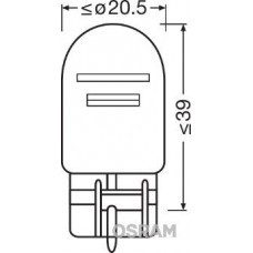 7515 OSRAM Лампа розжарювання, Ліхтар показника повороту