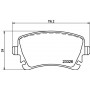 8DB 355 011-531 HELLA PAGID Комплект гальмівних колодок дисковий гальм