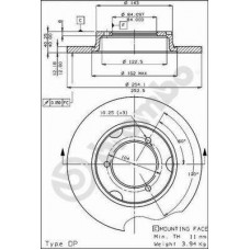 14040 AP Гальмівний диск