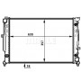 CR 648 000S MAHLE Радіатор охолодження двигуна