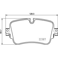 P 85 161 BREMBO Комплект гальмівних колодок дисковий гальм