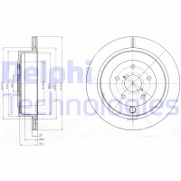 BG4267 DELPHI Гальмівний диск