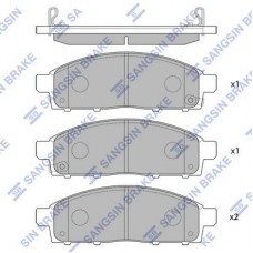 SP1361 Hi-Q Комплект гальмівних колодок дисковий гальм