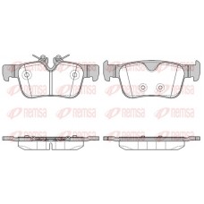 1551.10 REMSA Комплект гальмівних колодок дисковий гальм