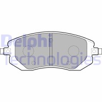 LP1718 DELPHI Комплект гальмівних колодок дисковий гальм