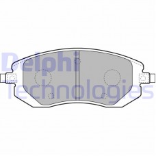 LP1718 DELPHI Комплект гальмівних колодок дисковий гальм