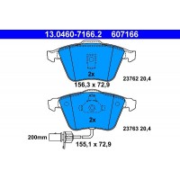 13.0460-7166.2 ATE Комплект гальмівних колодок дисковий гальм