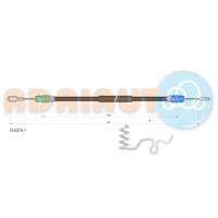 13.0275.1 ADRIAUTO Тросик, cтояночный тормоз