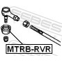 MTRB-RVR FEBEST Ремкомплект, Наконечник поперечної кермової тяги