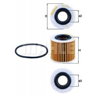 OX 416D1 MAHLE Масляний фільтр