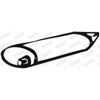 01424 WALKER Середній глушник вихлопних газів