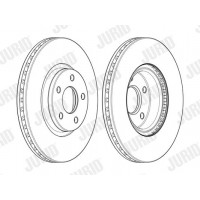 562624JC-1 JURID Гальмівний диск