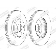 562624JC-1 JURID Гальмівний диск