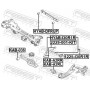2229001KIT FEBEST Болт регулювання розвалу коліс