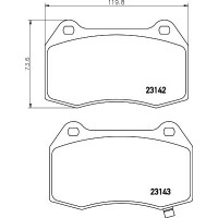 MDB2341 MINTEX КомплеК т гальмівних колодок, дискове гальмо