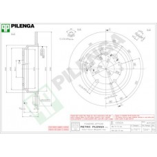 5661 PILENGA Гальмівний диск