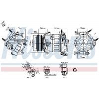890796 NISSENS Компресор кондиціонера