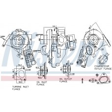 93343 NISSENS Компресор наддуву