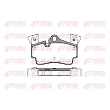 0996.10 REMSA КомплеК т гальмівних колодок, дискове гальмо