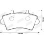 573107J JURID Комплект гальмівних колодок дисковий гальм
