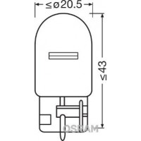 7505 OSRAM Лампа розжарювання, стояночные огни / габаритные фонари