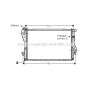 BW2176 AVA QUALITY COOLING Радіатор охолодження двигуна