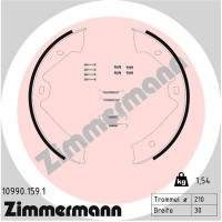 10990.159.1 ZIMMERMANN Комплект гальмівних колодок, стояночная тормозная система