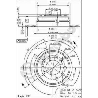 10056 AP Гальмівний диск