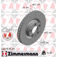 460.1575.20 ZIMMERMANN Гальмівний диск