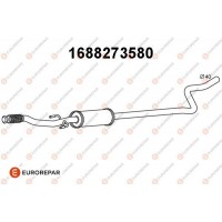 1688273580 EUROREPAR Предглушник вихлопних газів