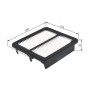 F 026 400 224 BOSCH Повітряний фільтр