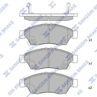 SP1541 Hi-Q Комплект гальмівних колодок дисковий гальм