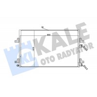 345290 KALE OTO RADYATÖR Конденсатор кондиціонера