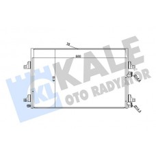 345290 KALE OTO RADYATÖR Конденсатор кондиціонера