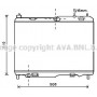 FD2442 AVA QUALITY COOLING Радіатор охолодження двигуна