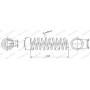 SP3444 MONROE Пружина ходової частини
