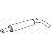 71339 WALKER Середній глушник вихлопних газів