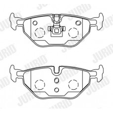 571960J JURID Комплект гальмівних колодок дисковий гальм
