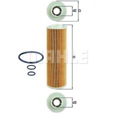 OX 183/5D MAHLE Масляний фільтр