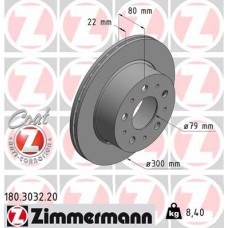 180.3032.20 ZIMMERMANN Гальмівний диск